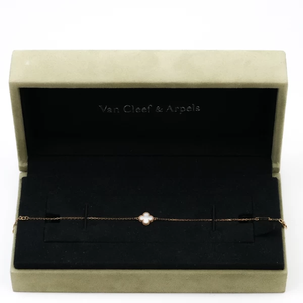 Van Cleef & Arpels Sweet Alhambra Mother-of-Pearl Bracelet