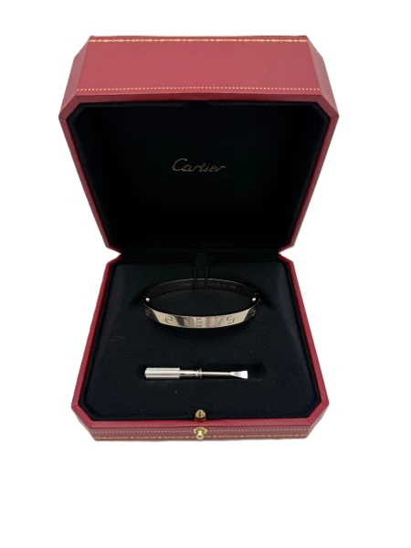 Cartier Love Bracelet 18 WM8242 18K White Gold