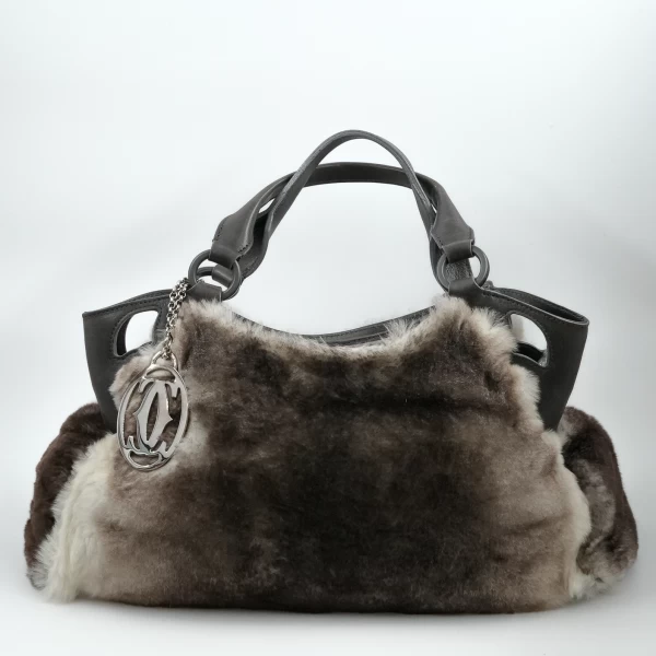 CARTIER Marcello Fur Shoulder Bag