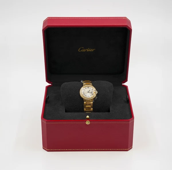 Cartier Ballon Bleu 26mm - Yellow Gold & Diamond Bezel