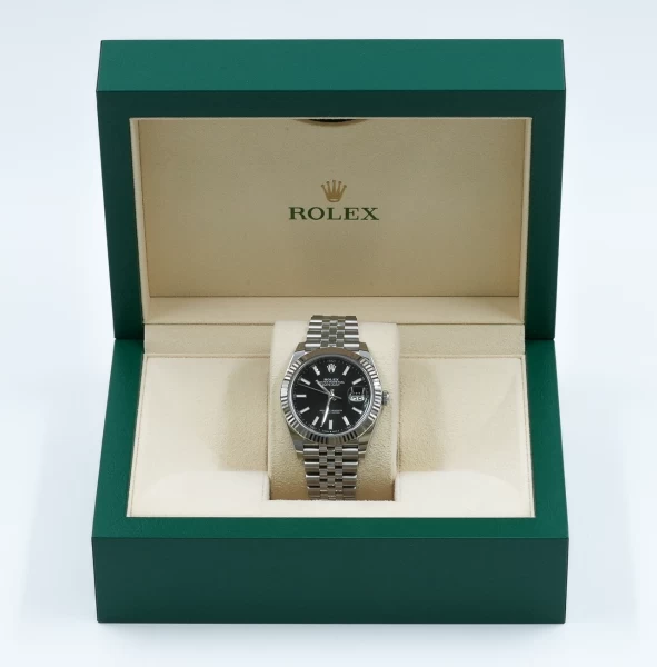 Rolex Datejust - bright black dial - For Men