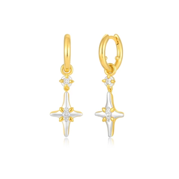 Sparkle Slim Hoop Earrings