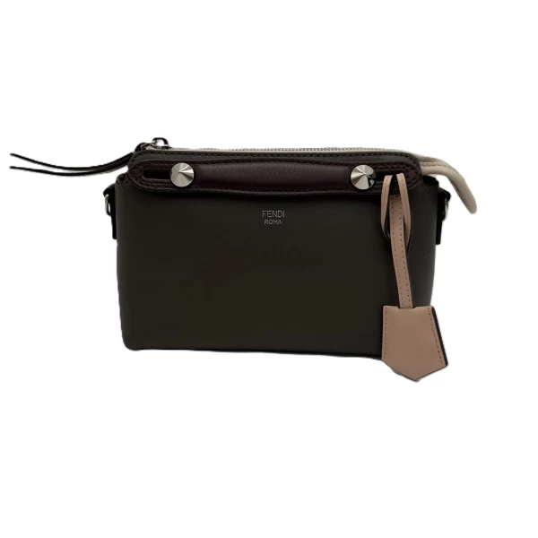 Fendi By The Way Mini Grey Tricolour Crossbody Bag