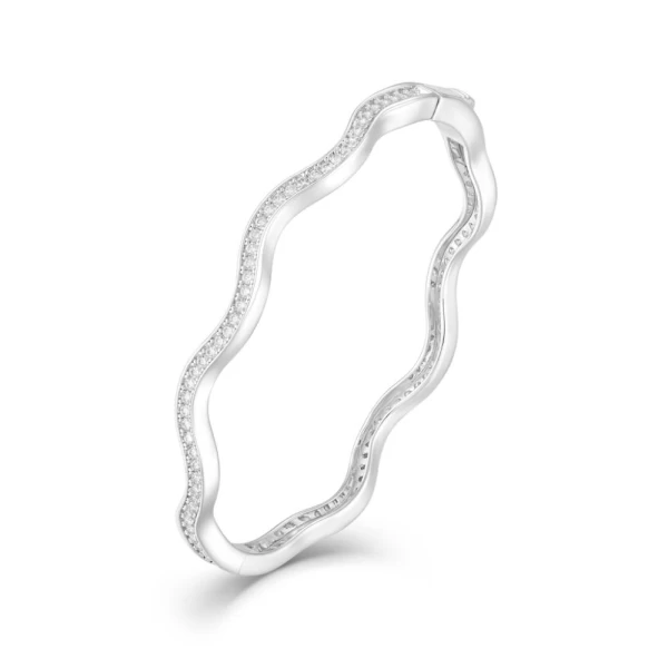 Dune Mirage Bangle - White - Size18