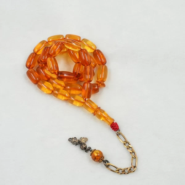 Old Transparent Amber Misbaha
