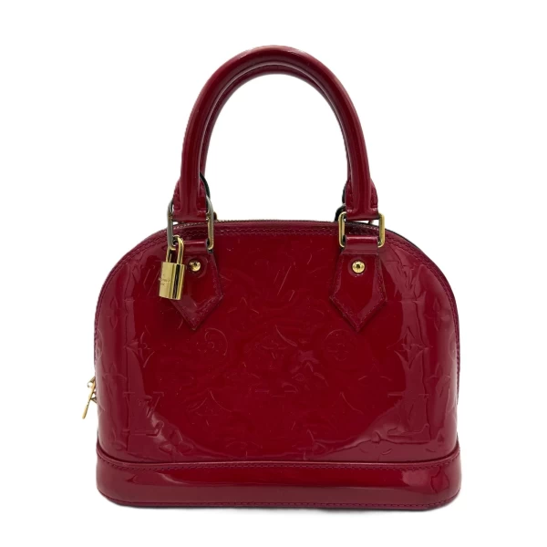 Louis Vuitton Red Monogram Vernis Alma BB Bag
