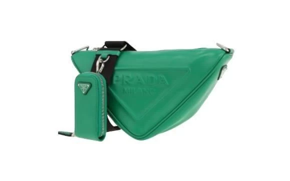 Prada Triangle  Green Shoulder bag