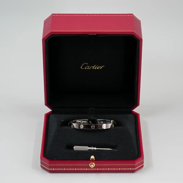 Cartier LOVE Bracelet - White  Gold