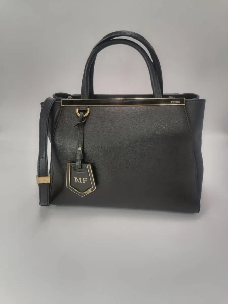Fendi Leather Small 2Jours Tote